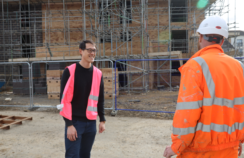 johnny at building site